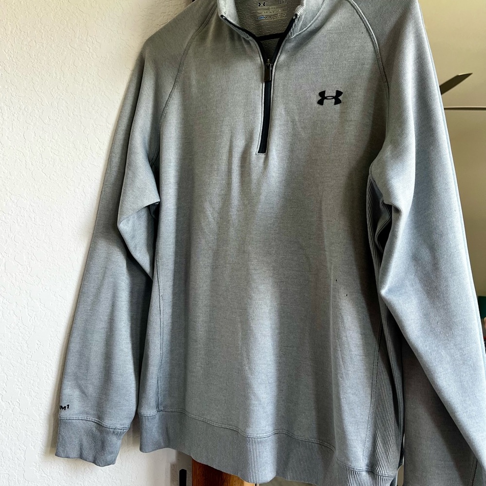 Under Armour Gray ColdGear Pullover